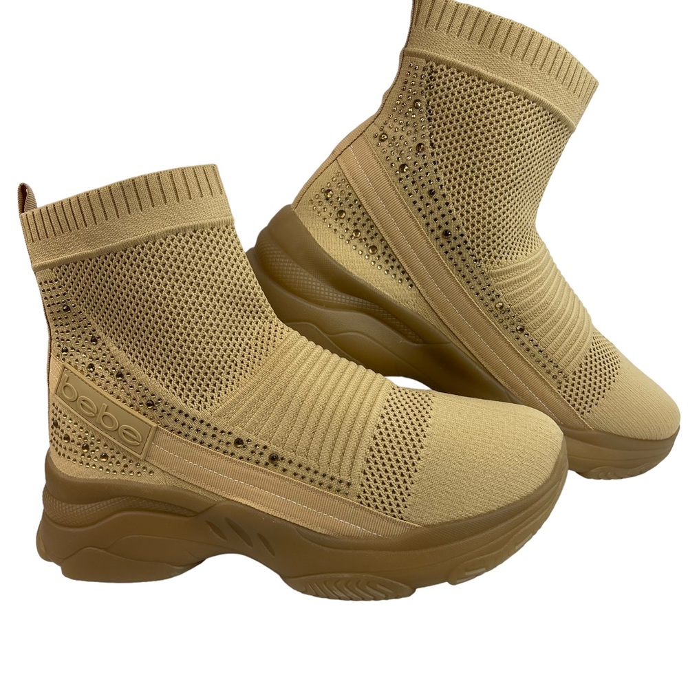 BEBE Aspen Perforated Ankle Boots